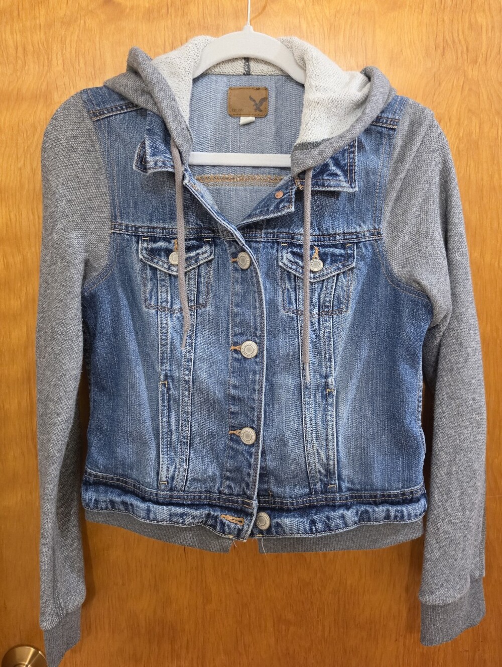 American Eagle Outfitter - Distressed Denim Jean Jacket